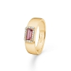 Billede af Mads Z "Indigo" ring 14 kt. guld m. turmalin + 0,10 ct. w/si (str. 50-60)