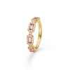 Billede af Mads Z "Indigo" ring 14 kt. guld m. turmalin + 0,27 ct. w/si (str. 50-60)