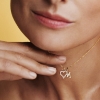 Billede af Mads Z "Tender Love" bogstav vedhæng 14 kt. guld m. brillanter (A-W)