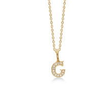 Billede af Mads Z "Tender Love - G" bogstav vedhæng 14 kt. guld m. brillanter Billede af Mads Z "Tender Love - G" bogstav vedhæng 14 kt. guld m. brillanter