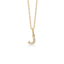 Billede af Mads Z "Tender Love - J" bogstav vedhæng 14 kt. guld m. brillanter Billede af Mads Z "Tender Love - J" bogstav vedhæng 14 kt. guld m. brillanter