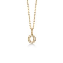 Billede af Mads Z "Tender Love - O" bogstav vedhæng 14 kt. guld m. brillanter Billede af Mads Z "Tender Love - O" bogstav vedhæng 14 kt. guld m. brillanter