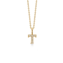 Billede af Mads Z "Tender Love - T" bogstav vedhæng 14 kt. guld m. brillanter Billede af Mads Z "Tender Love - T" bogstav vedhæng 14 kt. guld m. brillanter