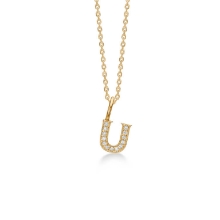 Billede af Mads Z "Tender Love - U" bogstav vedhæng 14 kt. guld m. brillanter Billede af Mads Z "Tender Love - U" bogstav vedhæng 14 kt. guld m. brillanter