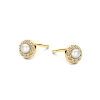 Billede af Spirit Icons Sophia Stud ørestikker 14 karat guld m. 0,10 ct. w/vs + fvp