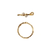 Billede af STINE A Flow Ring With Two Stones ring forgyldt sølv (str. 48-60)