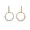 Billede af Mads Z "Lucia" øreringe 14 kt. guld m. 0,50 ct. w/si brillanter