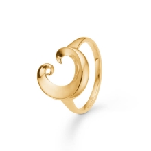 Billede af Mads Z "Ocean" ring 14 kt. guld (str. 60)
