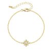 Billede af WiOGA Gloria armbånd forgyldt sølv m. fvp+cz (15,5-19 cm)