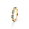 Billede af Mads Z "Indigo" ring 14 kt. guld m. tsavorit + 0,27 ct. w/si (str. 50-60)