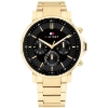 Billede af Tommy Hilfiger Tyson herreur stål gulddoublé 44mm 5bar
