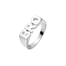 Billede af Maria Black 'BRO' ring sølv (str. 50)