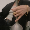 Billede af Maria Black 'Iris' ring forgyldt sølv (str. 46-64)