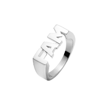 Billede af Maria Black 'FAM' ring sølv (str. 46)