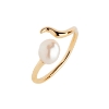 Billede af Maria Black 'Moonshine' ring forgyldt sølv (str. 48-58)