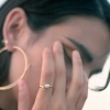 Billede af Maria Black 'Moonshine' ring forgyldt sølv (str. 48-58)
