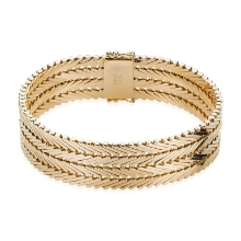 Billede af Armbånd geneve 14kt t 90 2rk bredde 15,0mm 18,5cm