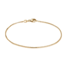Billede af Armbånd Bingo br. 1,3 mm 18,5cm. 14 kt.