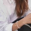 Billede af Hultquist Josephine armbånd forgyldt sølv m. fvp (17+3 cm)