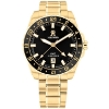 Billede af Tommy Hilfiger TH85 GMT herreur stål gulddoublé 41mm 20bar