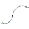 Billede af Bering Arctic Symphony armbånd stål m. farvede krystaller (17,5+3 cm)