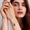 Billede af Pandora Stranger Things Selvlysende Upside Down charm sølv m. emalje