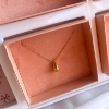 Billede af Vedhæng dråbe 7x12 mm 8 kt. m. 8 kt. kæde 42+3cm
