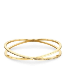 Billede af Bering Arctic Symphony armring forgyldt stål m. cz (190 mm)