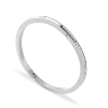 Billede af Bering Arctic Symphony armring stål m. cz (170-190mm)