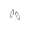 Billede af Dazzling creoler 17mm 0,14 H-W/SI 14 kt.
