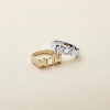 Billede af Maria Black 'MOM' ring forgyldt sølv (str. 46-60)