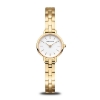 Billede af Bering Classic dameur stål gulddoublé lænke 22mm 3bar