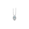 Billede af Diana roset 0,07 H-W/SI-aquamarin 14 kt.