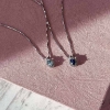 Billede af Diana roset 0,07 H-W/SI-aquamarin 14 kt.