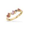 Billede af SoHo ring hvid/lavendel cubic zir. sølv fg.