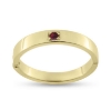 Billede af Gigtring fattet med rubin 0,04 ct. 14 kt.
