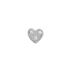 Billede af STINE A I Love Your Heart ørering sølv m. cz (1 stk.)