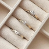 Billede af Ring 0,18 (oval)+2*0,04  H-W/SI  rd/hv14 kt