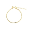 Billede af Aqua Dulce Fancy Big armbånd forgyldt sølv (17 + 3 cm)