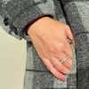 Billede af Dazzling Ring 0,16 H-W/SI 14 kt.