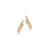 Billede af Dazzling Clip-creoler 0,22 H-W/SI 14 kt.