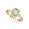 Billede af Ring topas+cubic zir. 8 kt.