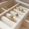 Billede af Ring topas+cubic zir. 8 kt.