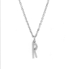 Billede af *Heiring initials vedhæng sølv rhodineret "R"