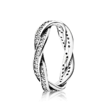 Billede af Pandora ring sølv, pavé zirconia str. 56
