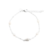 Billede af Aqua Dulce Pavé armbånd sølv m. fvp + cz (17 + 3 cm)