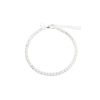 Billede af Aqua Dulce Tennis Big armbånd sølv m. cz (17 + 3 cm)