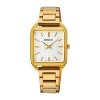 Billede af Seiko Classic dameur stål gulddoublé kvadratisk 26mm 5bar