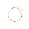 Billede af Aqua Dulce Miah armbånd forgyldt sølv m. perler (17 + 3 cm)