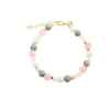Billede af Aqua Dulce Gold Dust armbånd forgyldt sølv m. perler (17 + 3 cm)